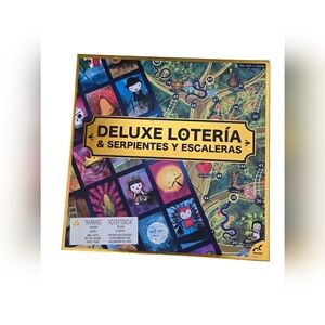 Deluxe Loteria & Serpientes Y Escaleras Board Game